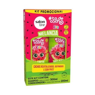 Imagem de Kit Shampoo Condicionador Salon Line Kids Melancia