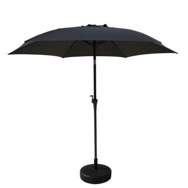 Imagem de Ombrelone Central Base Hdpe Miramar Rivatti 270cm Grafite