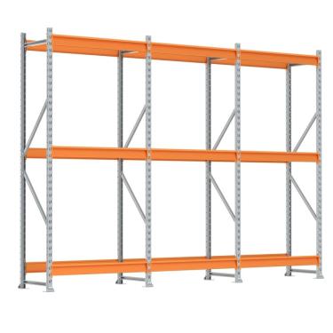 Imagem de Mini Porta Pallet 120 250kg 3 Nivel Kit 360x200x60 Sem Bande
