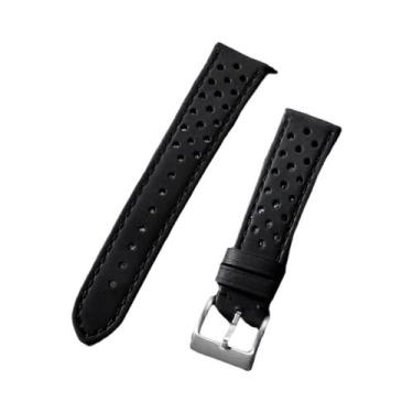Imagem de Pulseira De Couro Genuíno Vintage Para Omega Samsung Galaxy Watch 6 5 