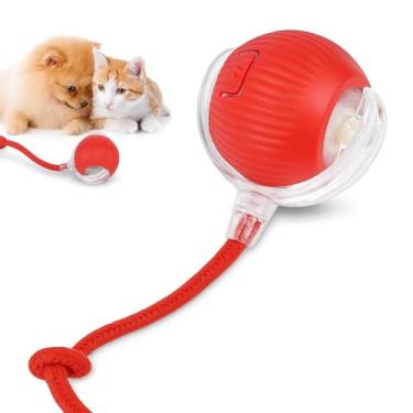 Imagem de Bola Interativa Pet Inteligente Gato Cão Automática Recarregável Tipo C Brinquedo Gatos Rolamento Inteligente Brinquedos Pets Anti Mordida Brincar Cães Objeto Gato Durável Brinquedo Pet Cores Sortidas