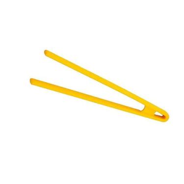 Imagem de Pinça Pegador Multiuso de Silicone 22cm Amarelo Oikos