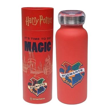 Imagem de Garrafa Térmica Inox Bubble 500ml Hogwarts Harry Potter - ZC
