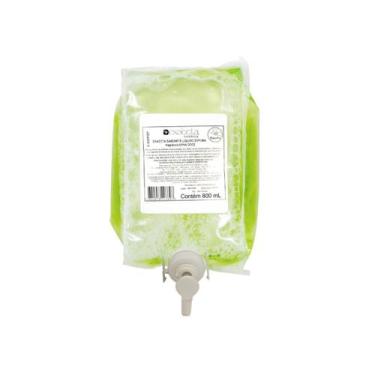 Imagem de Sabonete Espuma Refil com Válvula Erva Doce 800ml Exaccta Plus Trilha