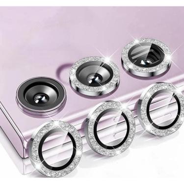 Imagem de Película (Kit 02 Pçs) da Lente Câmera Lisa / Strass Para Samsung Galaxy S25 Fe