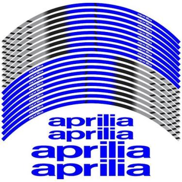 Imagem de Friso Adesivo Refletivo Aprilia - Adesivo de Alta Durabilidade - Cromo