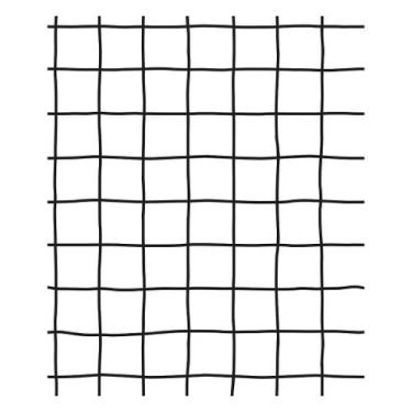 Imagem de Papel de Parede Decorativo Infantil Quadriculado Preto - 3m x 0,60m - 