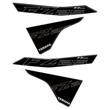 Imagem de Adesivo Protetor Tank Pad Resinado Lateral Direita Compatível com Moto