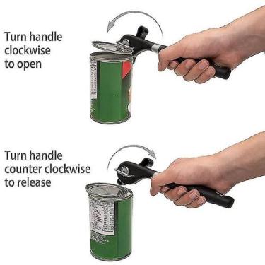 Imagem de Abridores de garrafas abridor de latas manual ergonômico profissional 