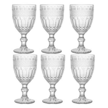 Imagem de Taça De Água Brand C/6 Vidro Transparente 345ml 35459 Wolff