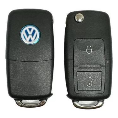 Imagem de Chave Canivete Carcaça Saveiro G5 Golf Fox 2 Botões - FERREIRA FS