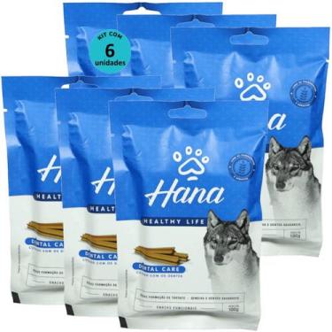 Imagem de Kit 6 Snacks Hana Healthy Life Dental Care Cuidado Com os Dentes Para 