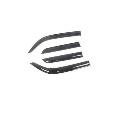 Imagem de GRJQRKHZ Defletor de janela lateral de carro para D&odge Durango 2004-2010 Weathershied viseira de porta vento sol proteção chuva janela lateral defletores de vento