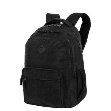 Imagem de Mochila Costa Sestini Crinkle 3 College Faculdade Anti Furto, Preto