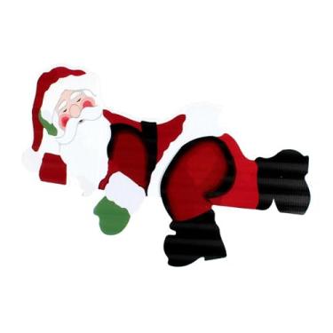 Imagem de oshhni Decoração de Natal, cerca de jardim ao ar livre, sinal de cerca, ornamento 2D, casa nórdica, feriado, bonito, ao ar livre, faça você mesmo, decoração