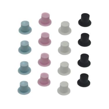 Imagem de Mini chapéu mágico FELTECHELECTR, 80 peças, capas de garrafas de vinho