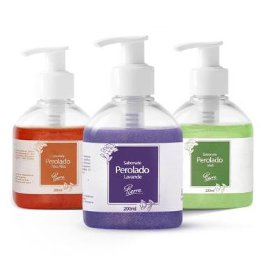 Imagem de Kit Sabonete Líquido Perolado para Mãos Pierre Alexander