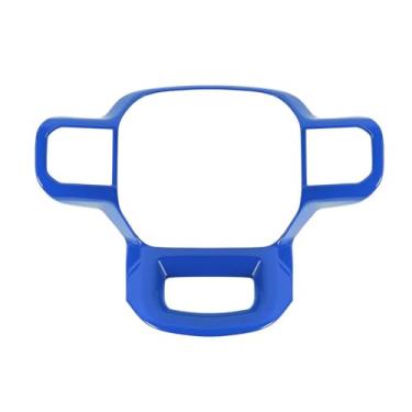 Imagem de Keptrim Acabamento da capa do volante para Ford F150 2021 2022 2023 2024 2025, para 2023-2025 F250 F350 Super Duty, para expedição 2022-2025, azul ABS, 1 peça