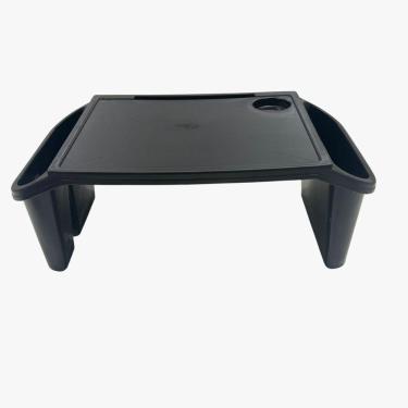 Imagem de Bandeja Mesa Colo Apoio Comer Refeição Cama Suporte Notebook Preto
