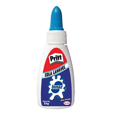 Imagem de Cola Branca Pritt Tenaz, ideal para uso em casa, escola ou escritório, transparente, Cola escolar atóxica adequada para crianças, Embalagem 1x35g