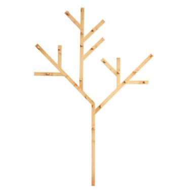 Imagem de Painel Árvore Cabideiro Infantil em Madeira Maciça Pinus Coleção Hora de Brincar Divicar com 2m de Altura e Pintura Atóxica