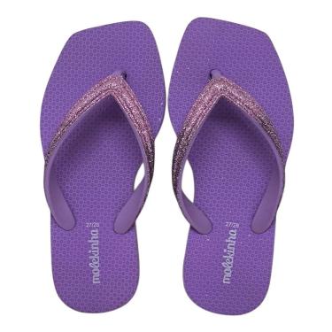 Imagem de Chinelo De Dedo Infantil Menina Facil Calce Macio Molekinha