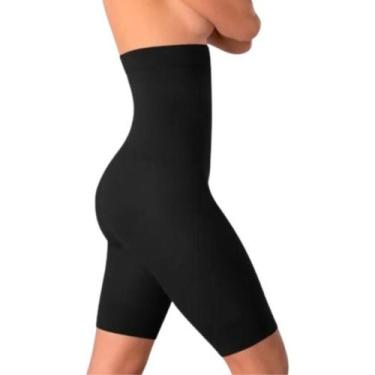 Imagem de Cinta Bermuda Modeladora Feminina Loba Confortavel - Lupo, Preto, P