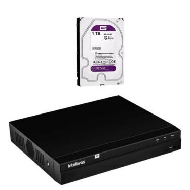Imagem de Gravador Dig De Video Nvd 1408 Poe e HD 1TB Purple Intelbras