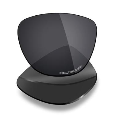 Imagem de Mryok Lentes de reposição ultra polarizadas para óculos de sol Oakley Frogskins Range XL OO9503 58 mm, HD Polarized, proteção UV, resistente a impactos e ajuste perfeito - Stealth Black