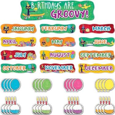 Imagem de Pete the Cat Birthdays Are Groovy Mini Bulletin Board