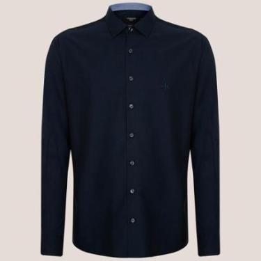 Imagem de Camisa Slim Dudalina Trico Lisa Masculino-Masculino