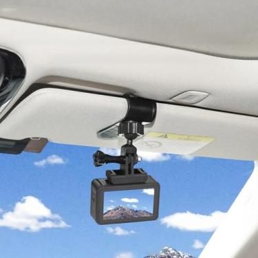 Imagem de 1 suporte de câmera, suporte de viseira de sol para carro, deslizante, adequado para Insta360 X3 ONE X2/X/RS/R