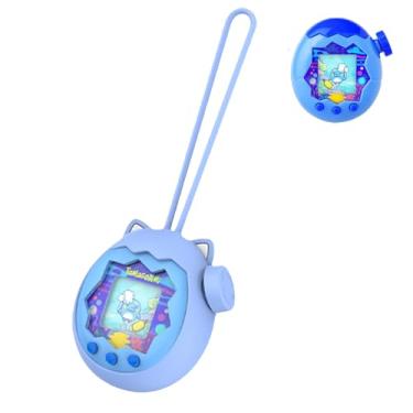 Imagem de Capa de silicone Tamagotchi Paradise – Capa protetora macia com cordão, capa à prova de choque à prova de poeira para brinquedo eletrônico para animais de estimação Tamagotchi [azul luminoso]
