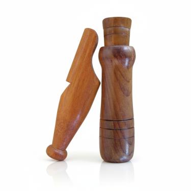 Imagem de 2 Apitos Premium Grilo E Apito Profissional Madeira Marrecao