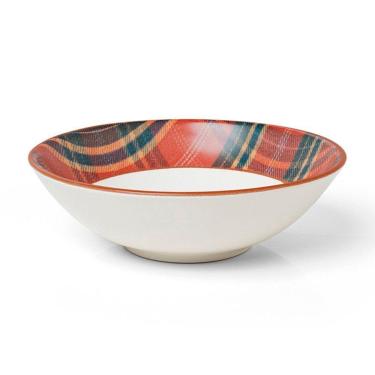 Imagem de Bowl Copa E Cia Aquarelle Natal Em Cerâmica Xadrez