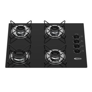 Imagem de Cooktop 4 Bocas A Gás Clarice Preto – Bivolt