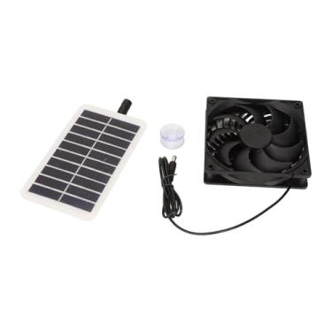Imagem de XLWLLNJ Kit de Ventilador Multifuncional Movido a Energia Solar para Galinheiro, Casinha de Animais de Estimação E Acessório para Trailers.
