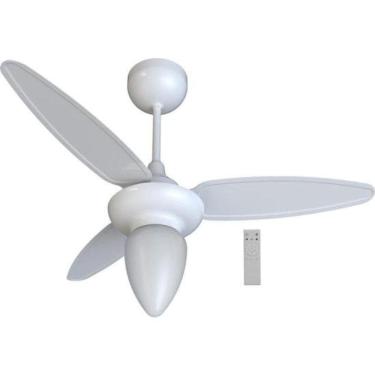 Imagem de Ventilador De Teto Ventisol Wind 3 Pás Branco Bivolt