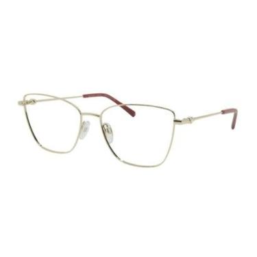 Imagem de Armação De Óculos Bulget Bg2185t 04b Dourado Brilho-Feminino