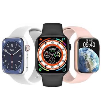 Imagem de Smart Watch Novidade W59 Pro Siri Bússola Gps Relogio Academia Caminha