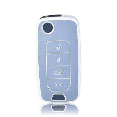 Imagem de Capa de chave de carro de TPU para Jeep Cherokee Renegade Grand para Dodge Ram Charger 1500 Challenger Chrysler 300C Jour