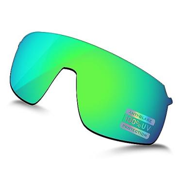 Imagem de Bowyer Lentes de reposição polarizadas para óculos de sol Oakley Sutro Lite OO9463 - Espelho verde jade