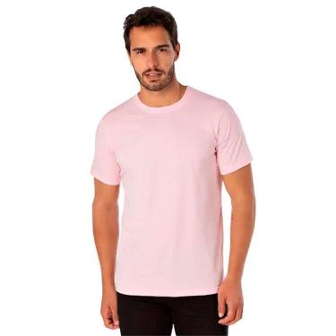 Imagem de Camiseta Básica Manga Curta Masculina 00975 Fico Rosa-Masculino