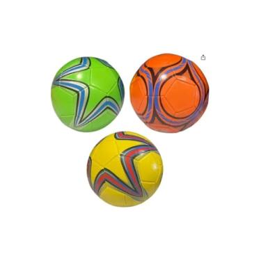 Imagem de Bola de Futebol Campo Oficial, Tamanho 5, PVC e Vinil, 22cm Diâmetro, 280g, Cores Sortidas, Costura Reforçada