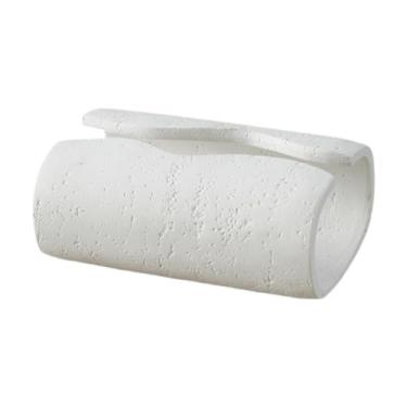 Imagem de WeiLaiKeQi Porta-lenços de papel com capa, dispensador de papel higiênico, para quarto e cozinha, Branco