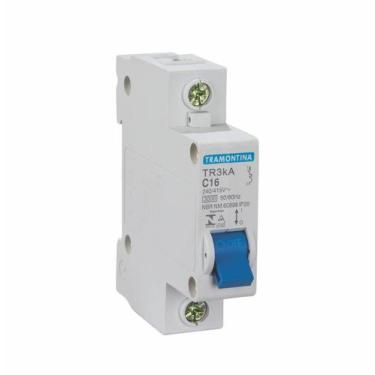 Imagem de Disjuntor Unipolar 63A 3Ka Curva C Din Mini Tramontina