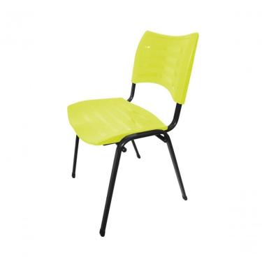 Imagem de Cadeira Empilhável Iso Linha Polipropileno Iso Amarelo