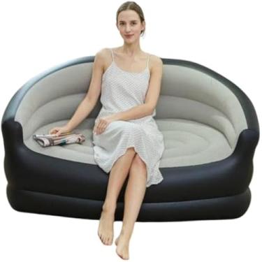 Imagem de Sofa pequeno e inflavel para dois com durabilidade, moderno, resistente, duradouro.