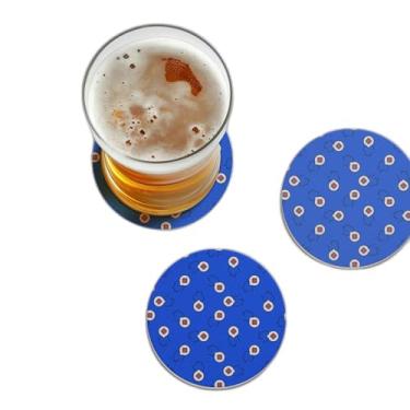 Imagem de Porta Copos Personalizado Balão de Fala com CPU Colorido - Tamanho 10x10 cm