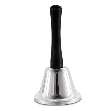 Imagem de Sino de Mao Campainha Manual P/Atendimento Restaurante Hotel Si0184 Ferimte